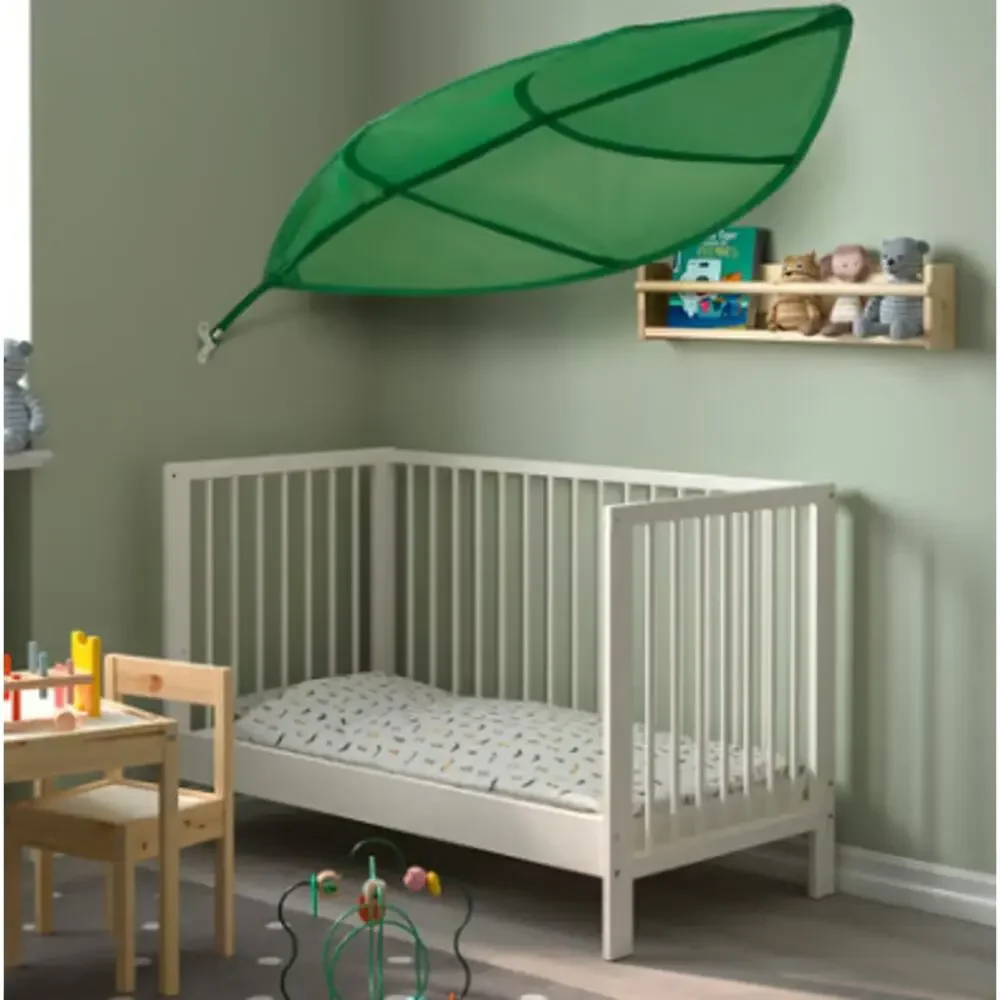 LÖVA Bed Canopy Leaf Green Tent Tent Decor Nursery BEdroom OFfice